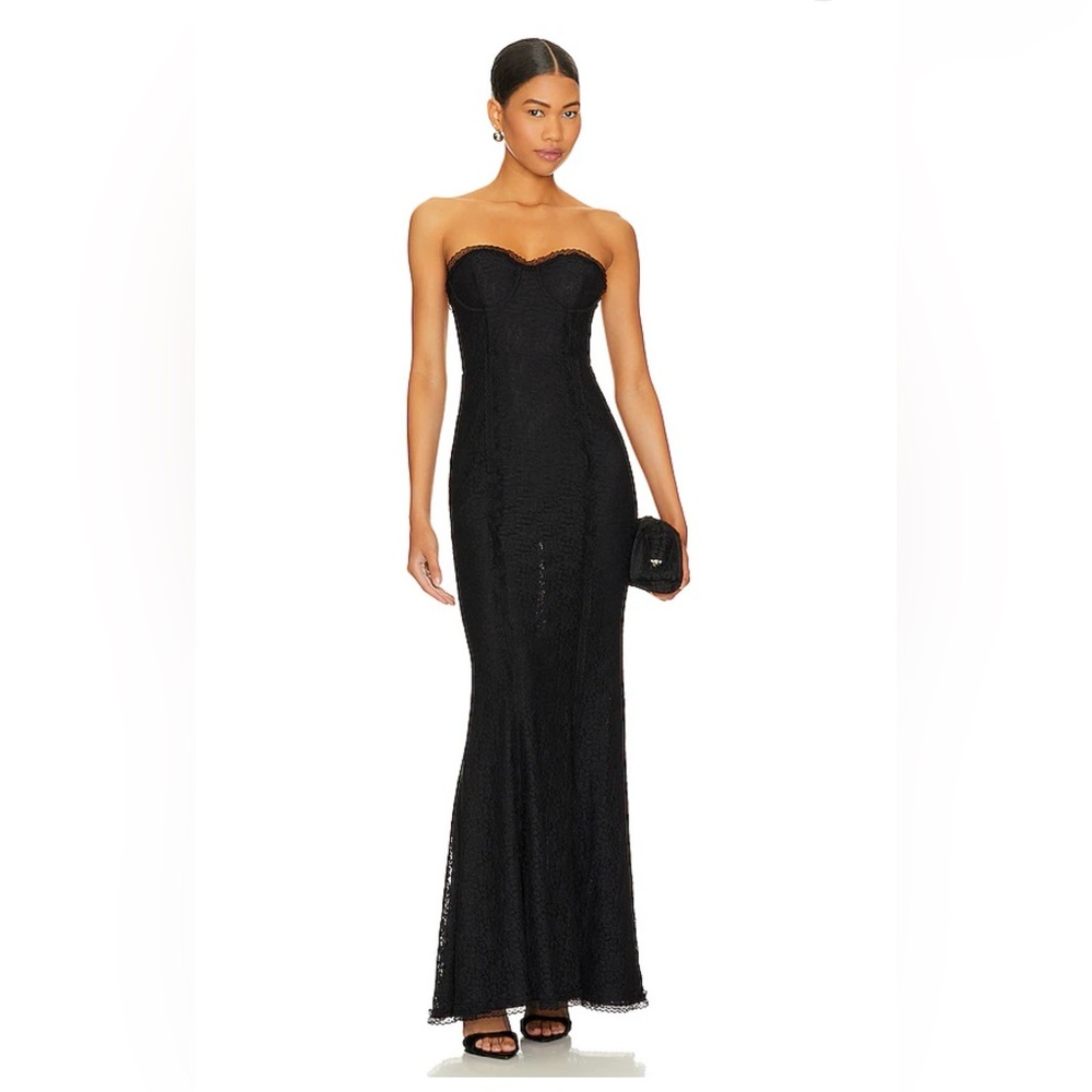 NWT Majorelle Mari Elena Gown in Black, size XS
